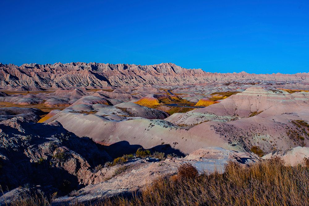 USA, South Dakota, Wall, Badlands National Park, Burns Basin Overlook